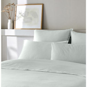 PARURE HOUSSE DE COUETTE 2 PERS 240x220  de Coton-Bambou - BAMBOU VERT