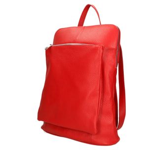 Chicca Borse Borsa Zaino Rosso