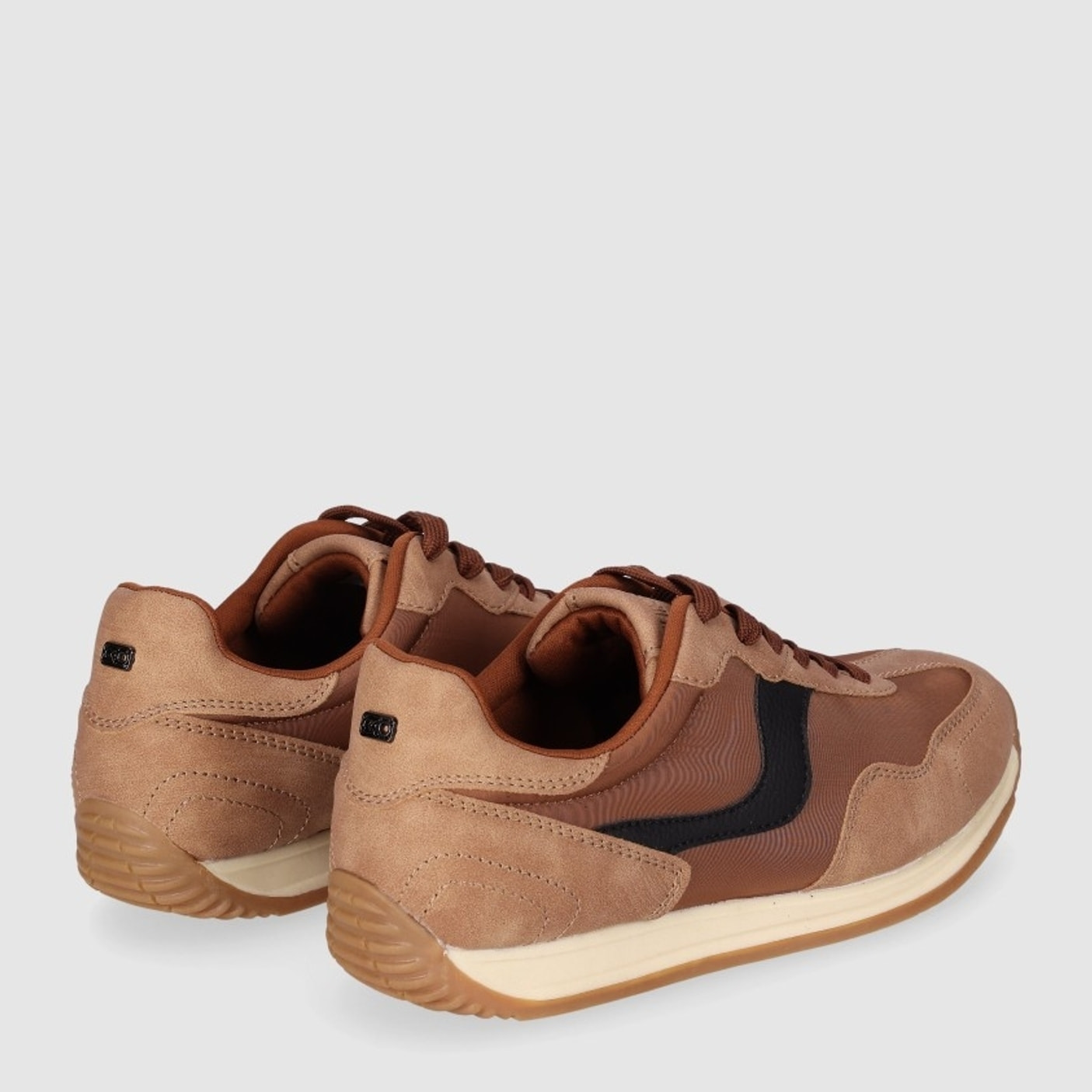 Deportivos de Tejido - Marron - Tacón: Bajo