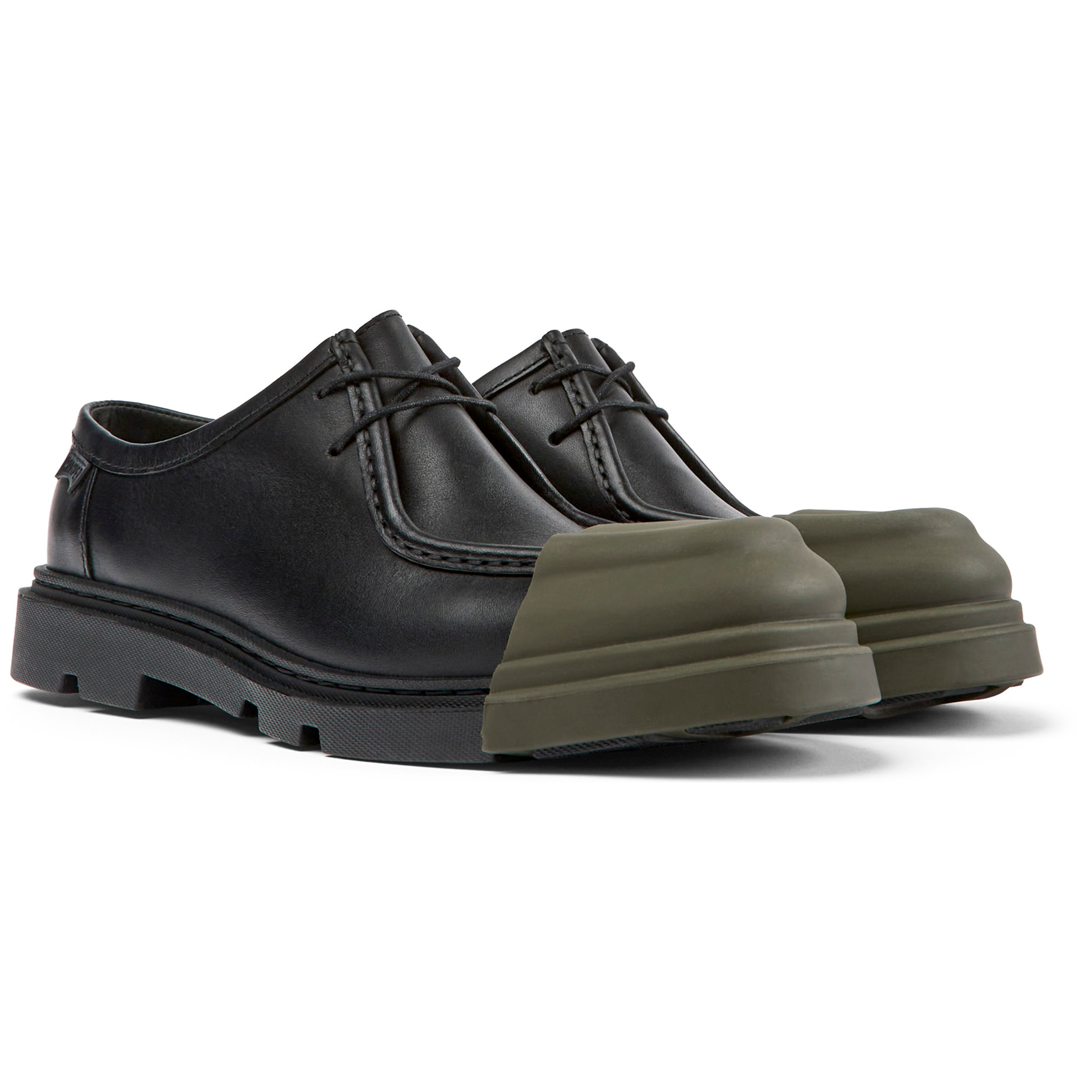 Zapatos de cordones - CAMPER Junction - Negro - Cuero liso