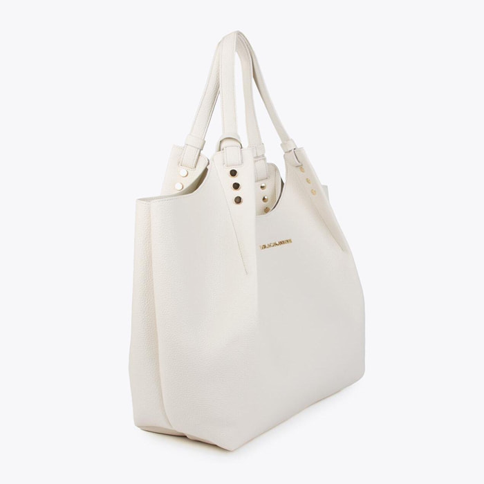 Borsa shopper con borchie