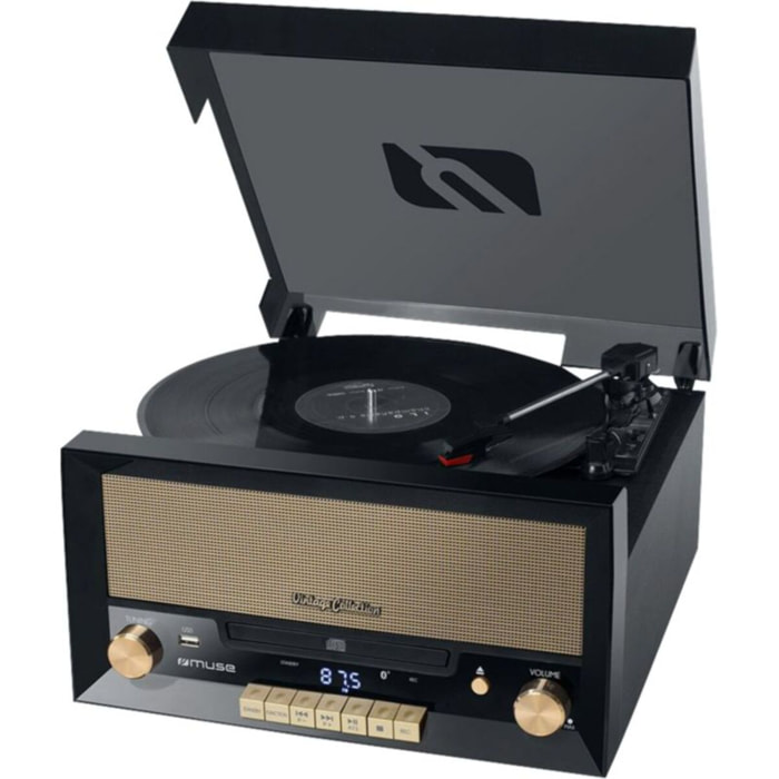 Platine vinyle MUSE vinyle MT-110B noire