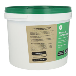 PLANETA HUERTO | Tierra de Diatomeas 2 Kg Mejorador Natural de Suelo y Fertilizante Ecológico