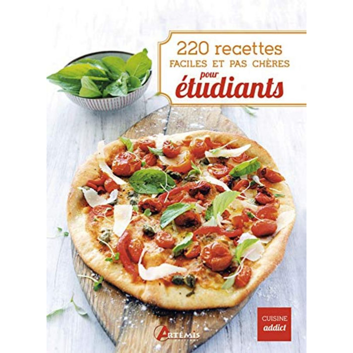COLLECTIF | 220 recettes faciles et pas chères pour étudiants | Livre d'occasion