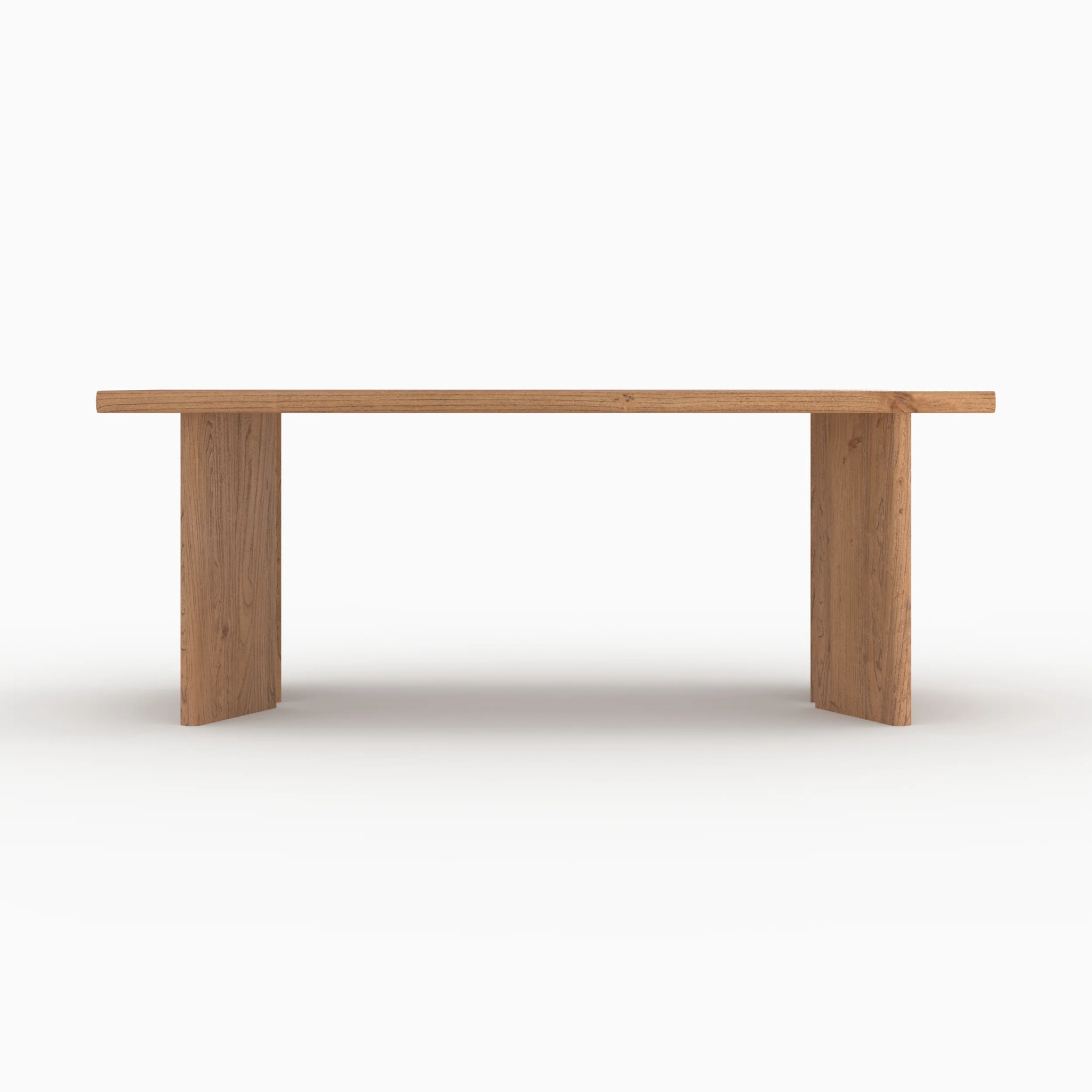 Table rectangulaire en bois d'orme 8 personnes - Albane
