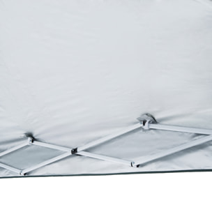Outsunny Carpa Plegable 2,4x2,4 m, Pop-up, Cenador Pabellón de Jardín, Altura Ajustable con Bolsa de Transporte, Anti-UV, Impermeable, Gazebo para Camping, Fiestas, Exterior, Verde
