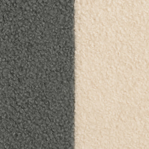 Lit coffre Parallèle | 3 Positions : Stocker, Faire Le lit, Repos | Espace de stockage jusqu'à 900 L | Bouclette | Gris clair