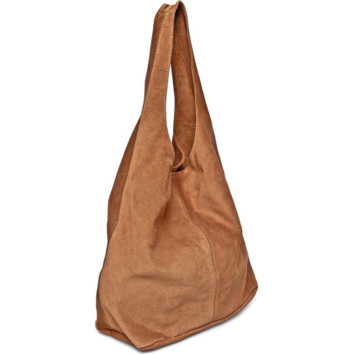 Borsa a tracolla Anna Luchini Cammello