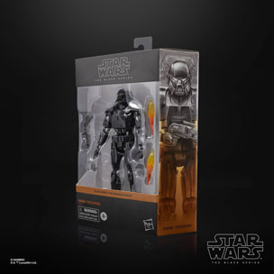 Star Wars: The Mandalorian Black Series Deluxe Action Figura 2022 Dark Trooper 15 Cm Hasbro