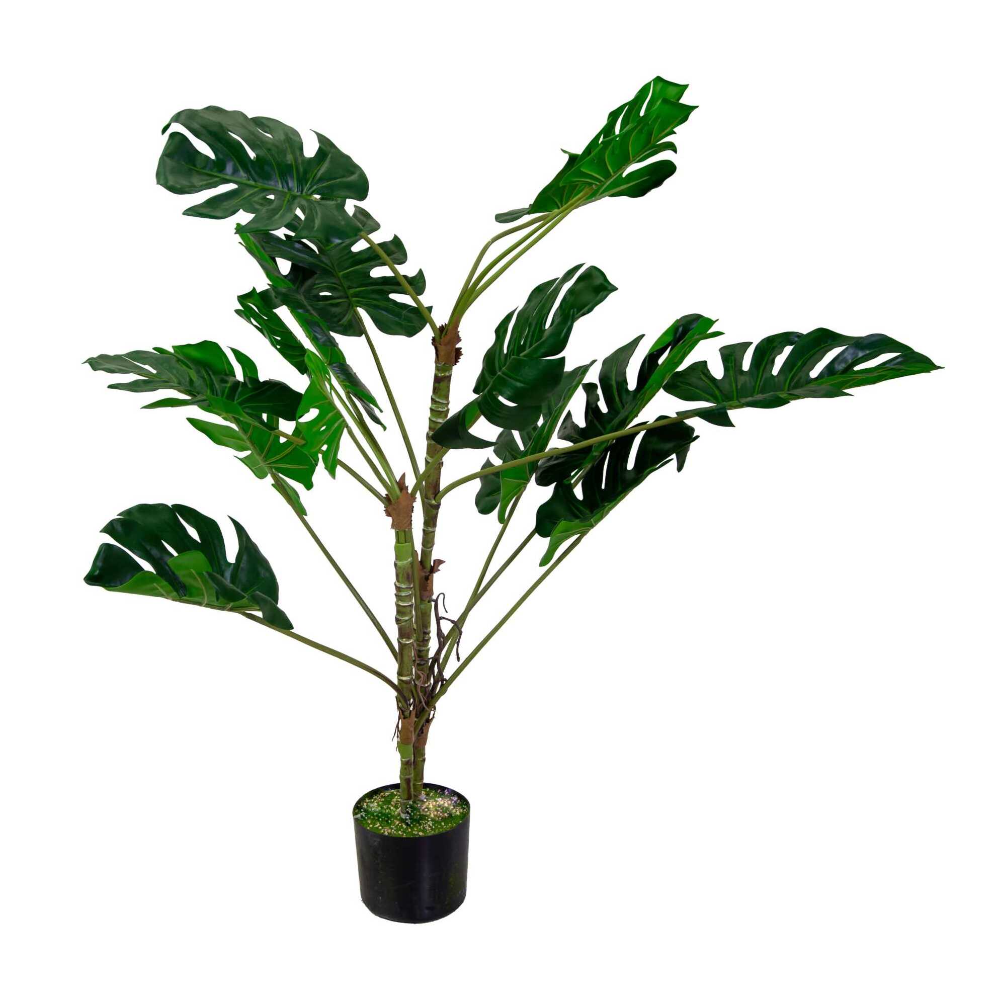 Pianta artificiale Vacchetti in plastica monstera cmh110