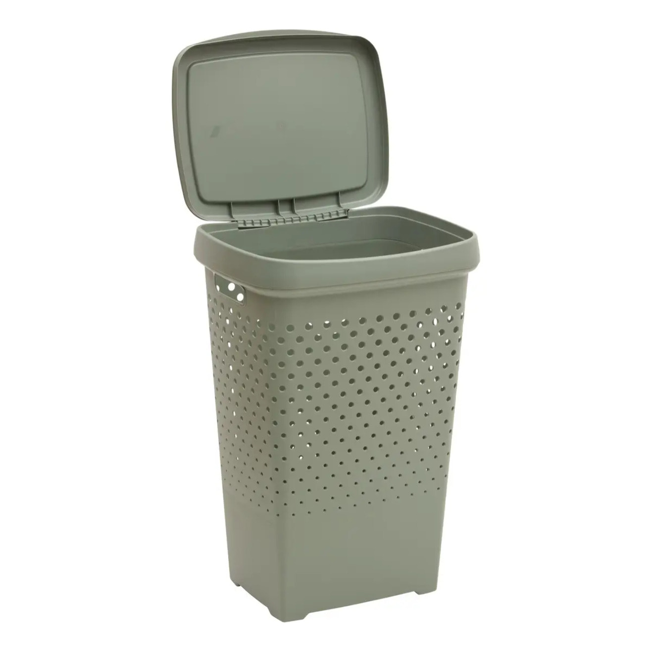 Coffre à linge Tila 70L H.65cm vert laurier