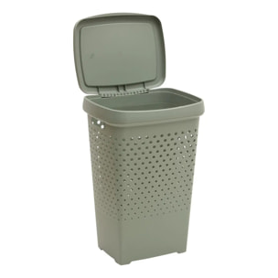 Coffre à linge Tila 70L H.65cm vert laurier