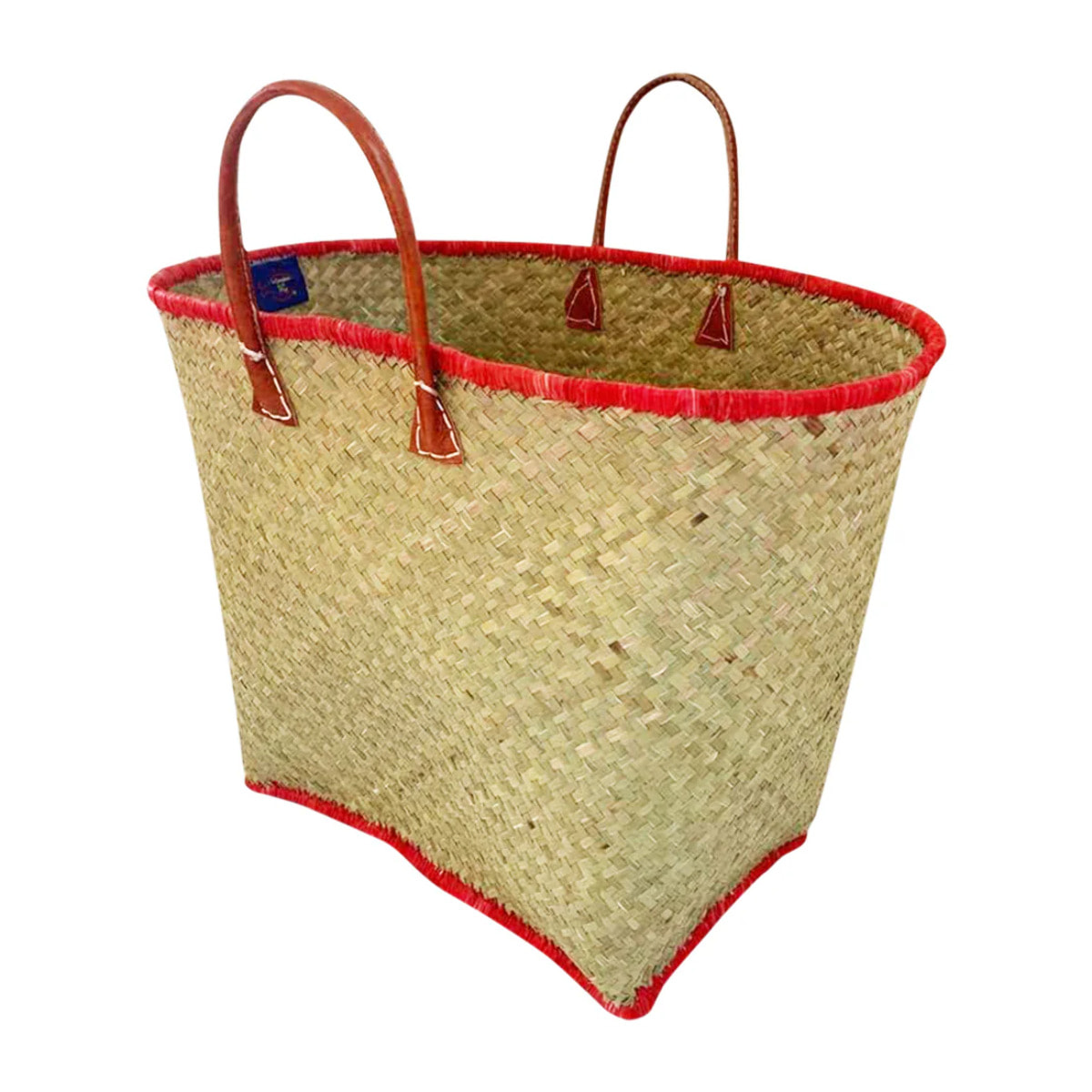 Panier artisanal de Madagascar - Penjy Naturel MM Rouge
