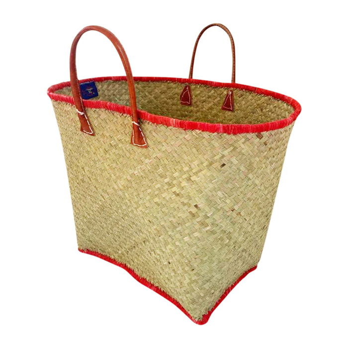 Panier artisanal de Madagascar - Penjy Naturel MM Rouge