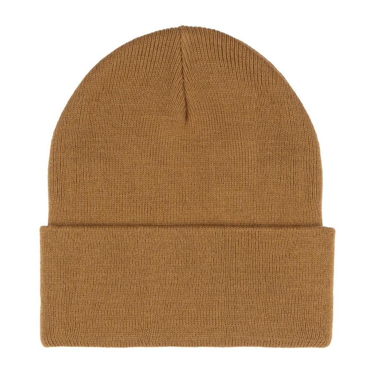 Gorro de invierno con logo estilo universitario y puño 'Varsity'