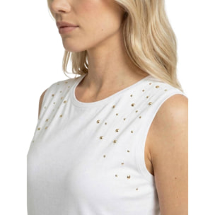 Camiseta sin mangas elegante para mujer