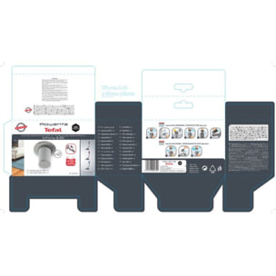 Filtre ROWENTA Séparateur plissé protection moteur aspirateur X-Force 8.60