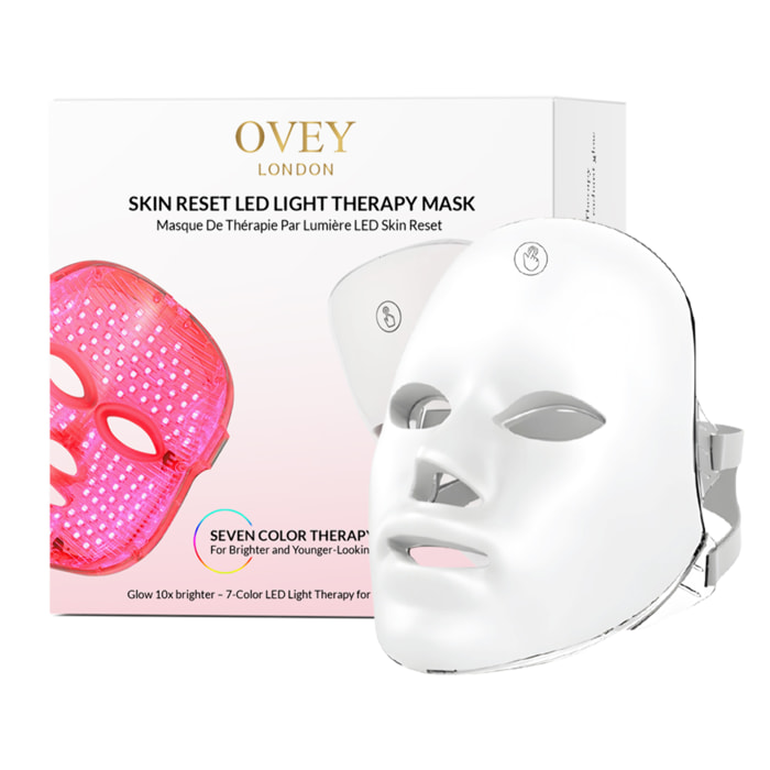 MÁSCARA DE TERAPIA DE LUZ LED SKIN RESET