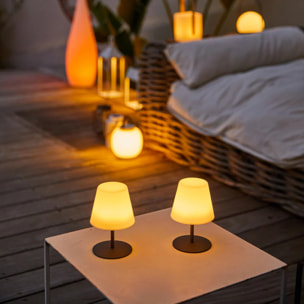 4 Lampe de table sans fil TWINS H16CM