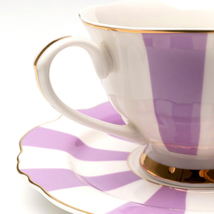 Tasses à café Harlequin violettes set de 6 Kare Design