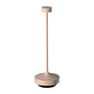 Lampe de table sans fil RUBY Sable H25cm