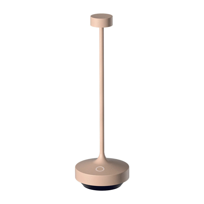 Lampe de table sans fil RUBY Sable H25cm
