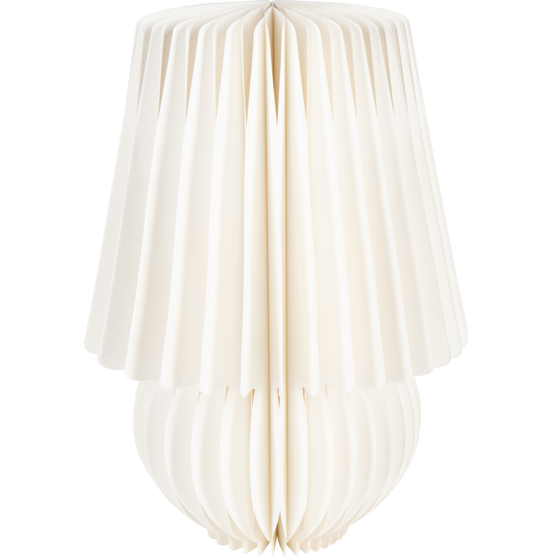 J-Line abat-jour Pliable - papier - blanc cassé