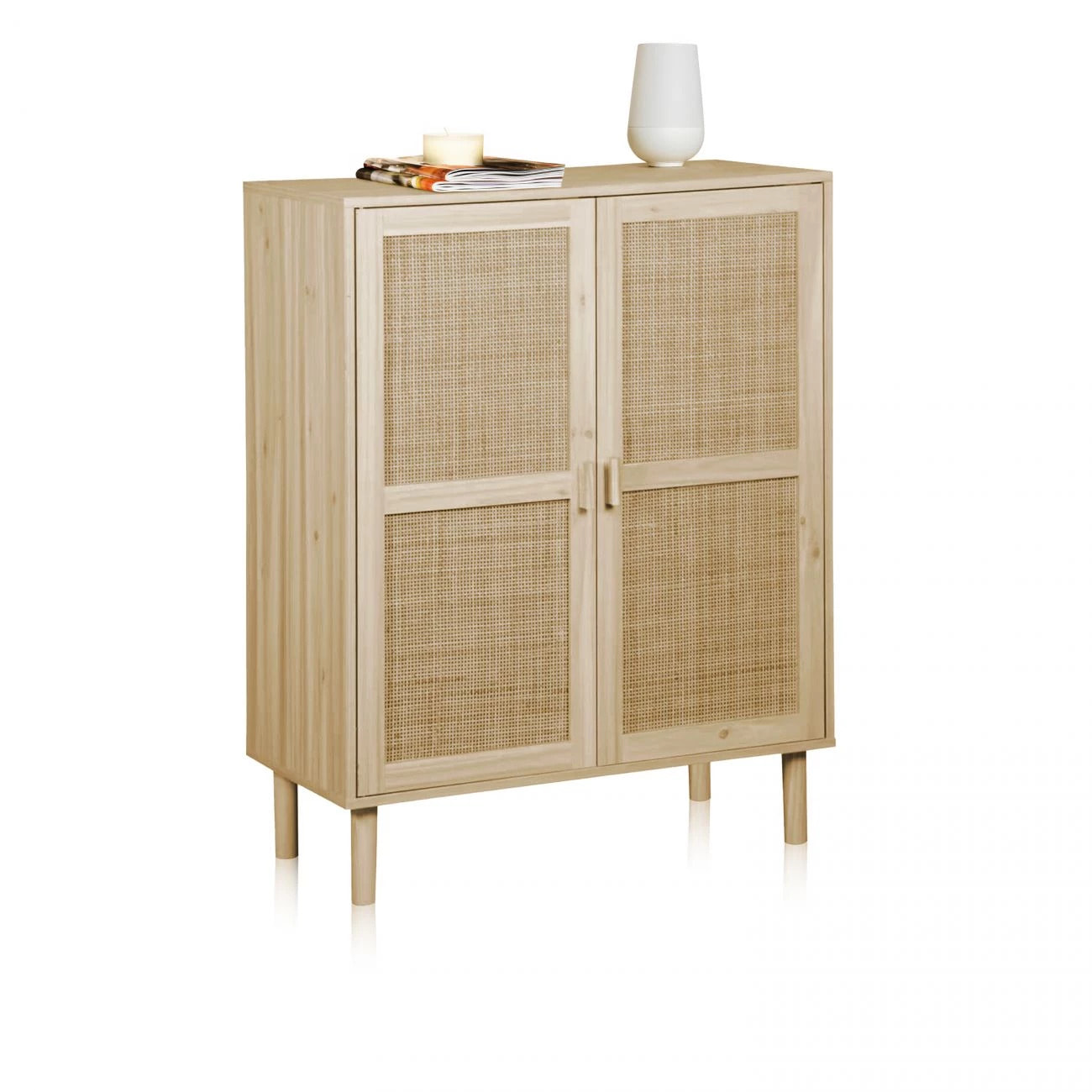 Armario bajo Made Pino - Rattan