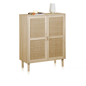 Armario bajo Made Pino - Rattan