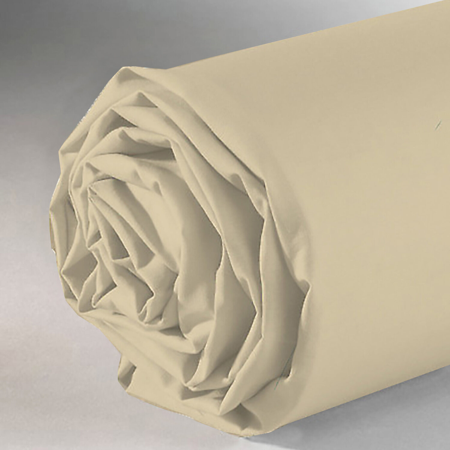 Drap Housse - Bonnet:25cm Marron Clair