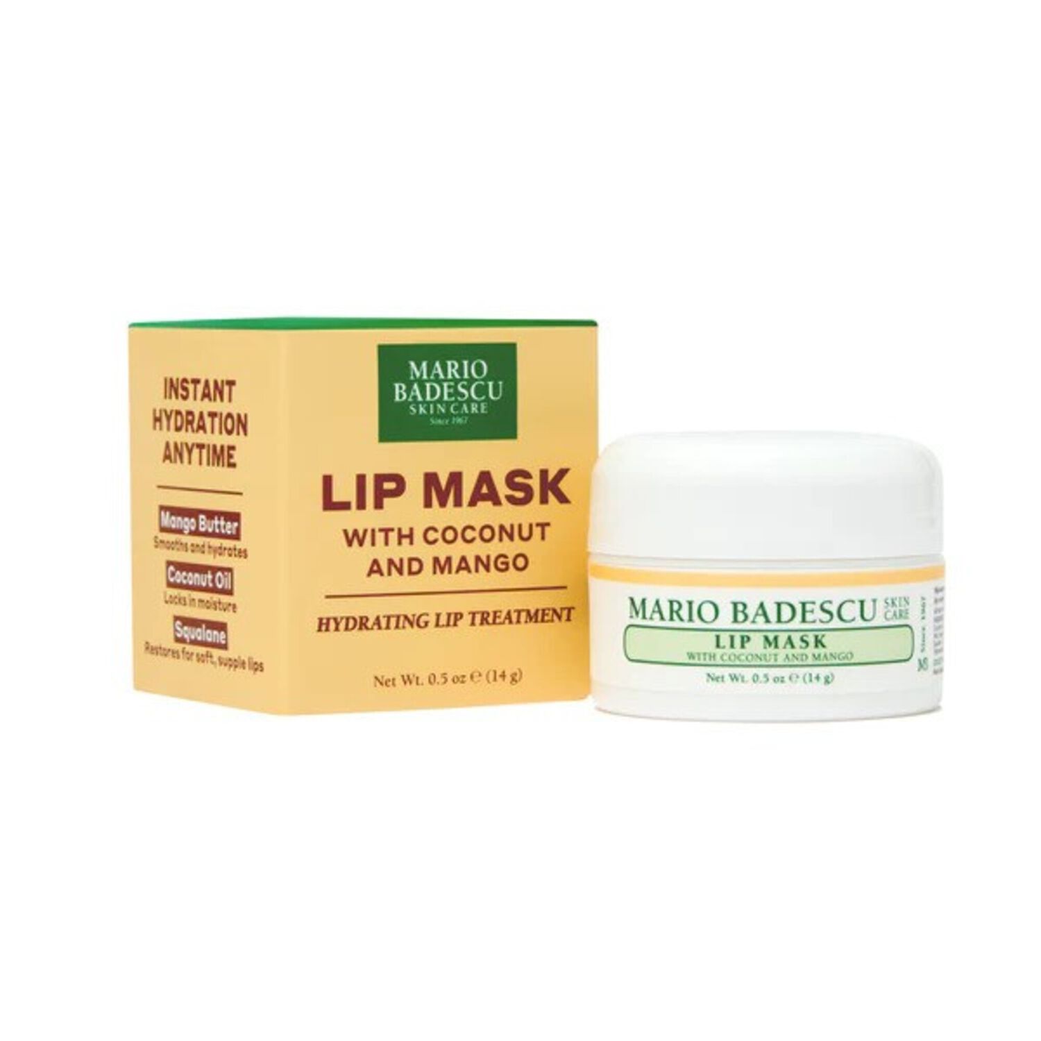 Lip Mask with Coconut & Mango - Masque pour les lèvres à la noix de coco & à la mangue