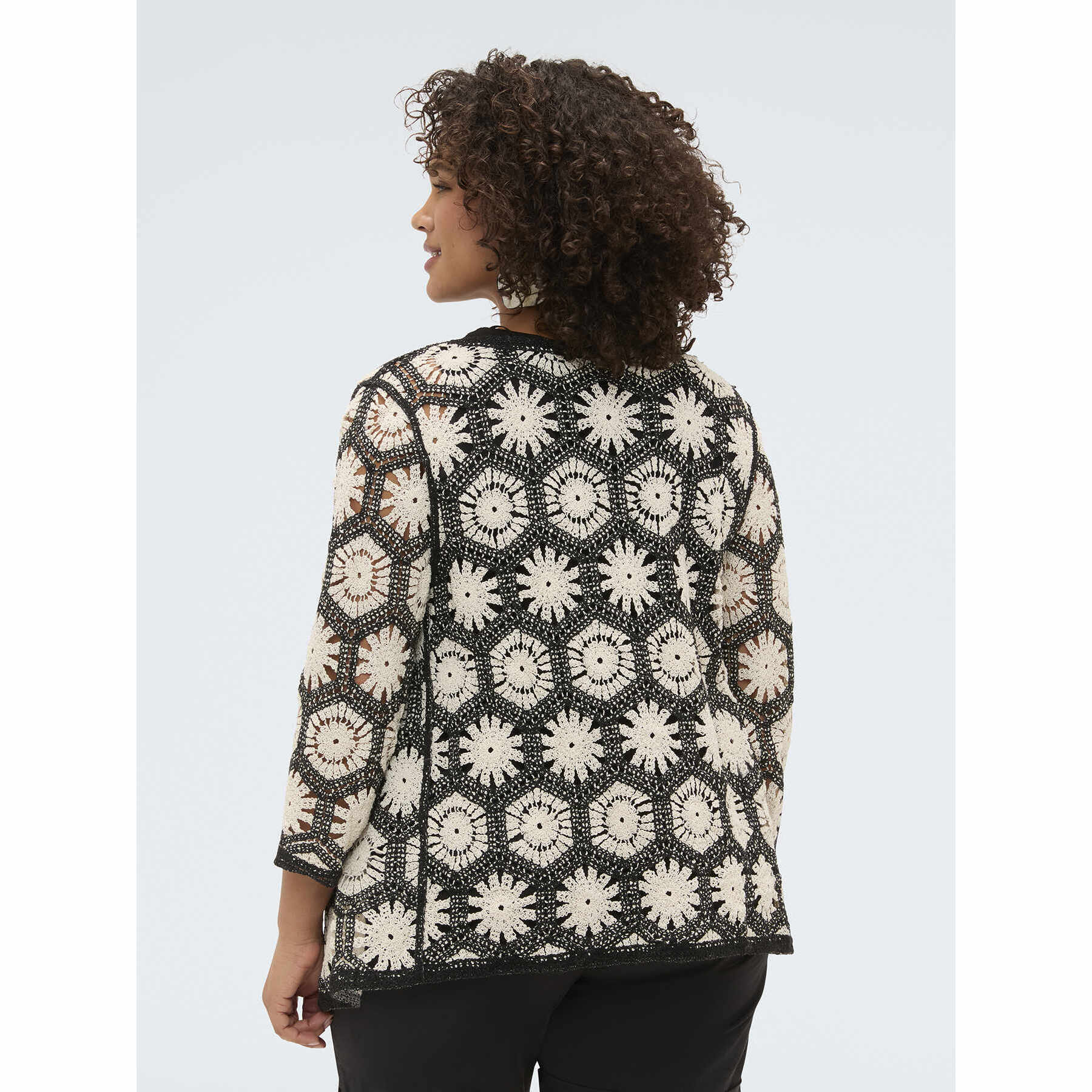 Fiorella Rubino - Cardigan de crochet - Negro
