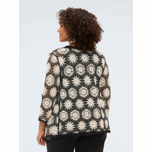 Fiorella Rubino - Cardigan de crochet - Negro