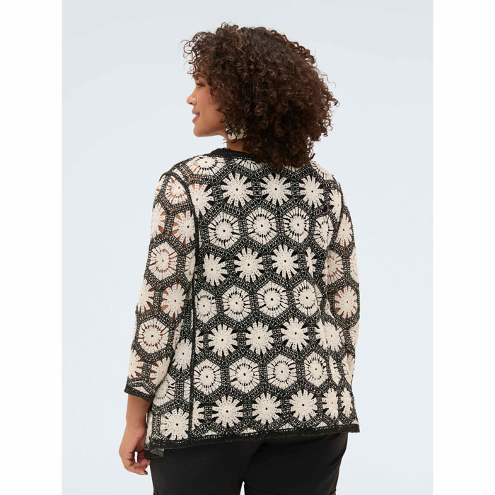Fiorella Rubino - Cardigan de crochet - Negro
