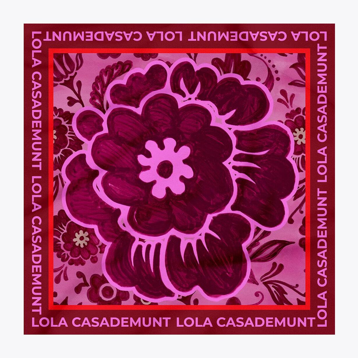 Foulard a fantasia floreale
