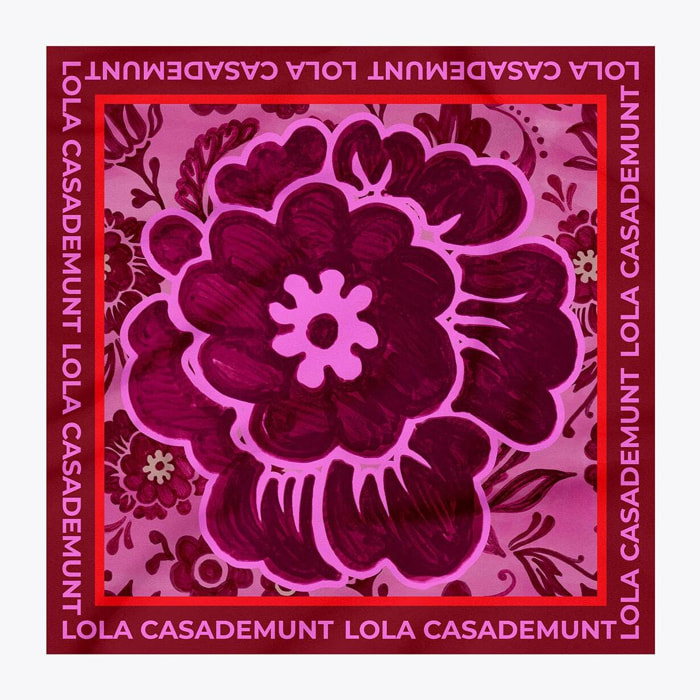 Foulard a fantasia floreale