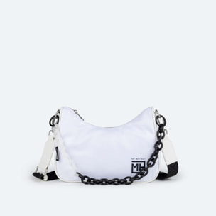 MH CROSSBODY BAGUETTE WHITE