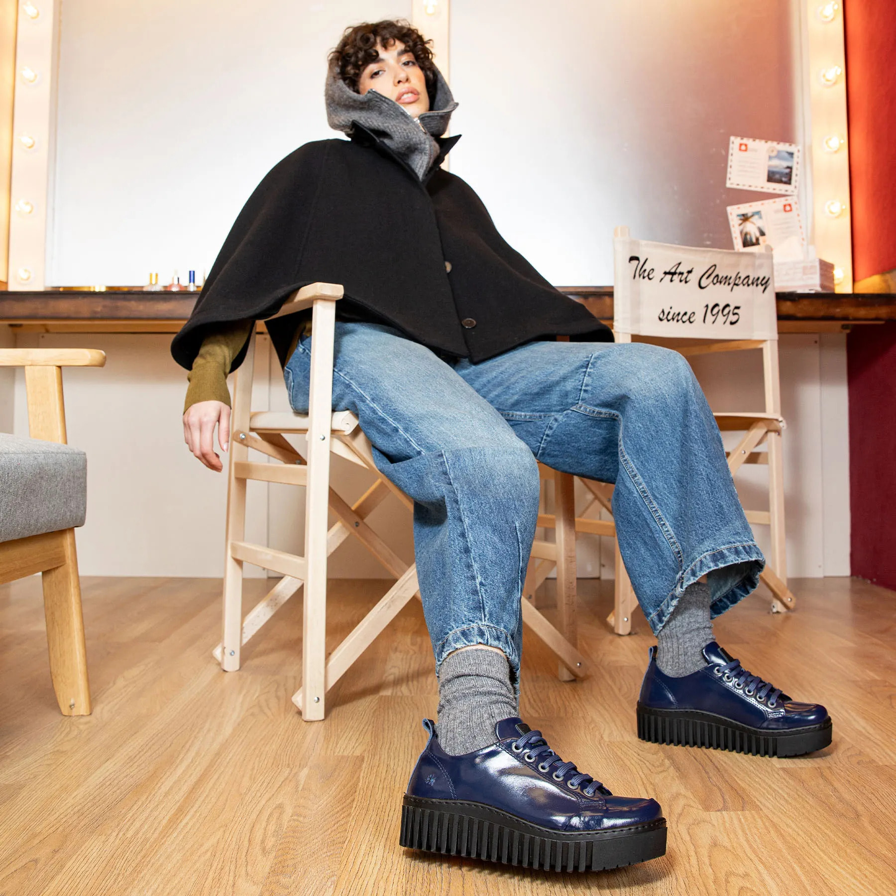 Zapatos 1535 NAPPA SHINNY NAVY/BRIGHTON color Navy