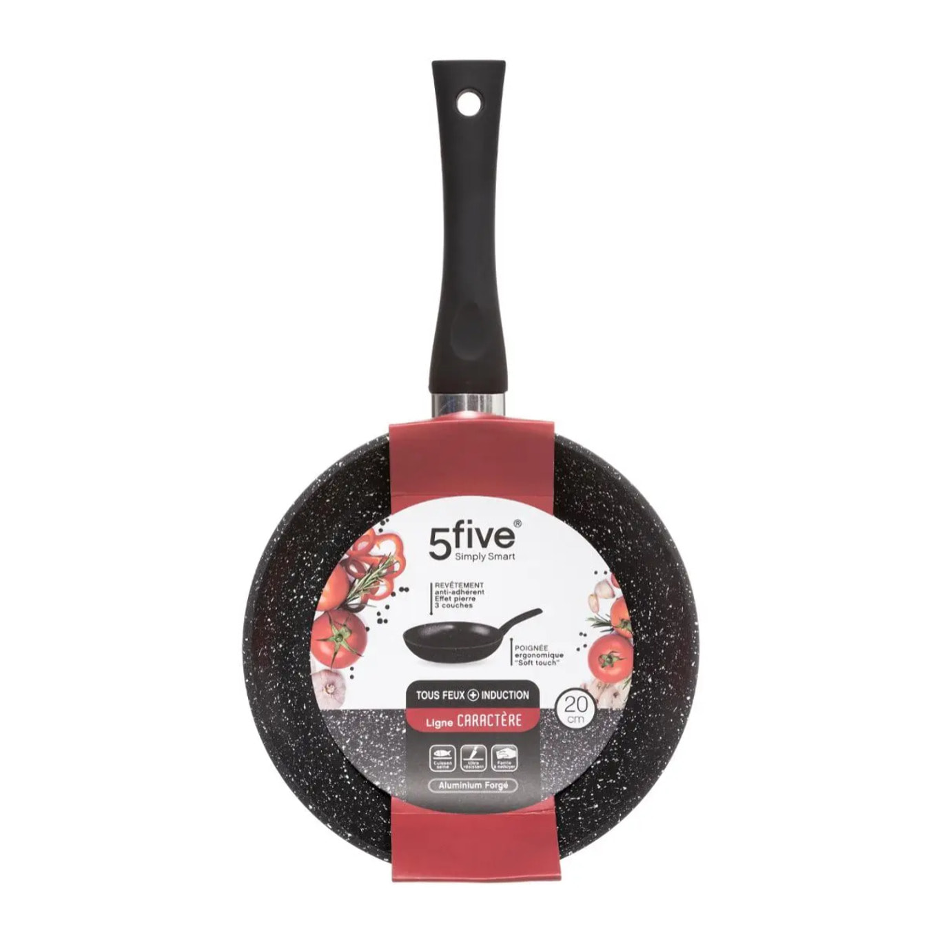 Poêle aluminium forgé "Caractère" 20cm