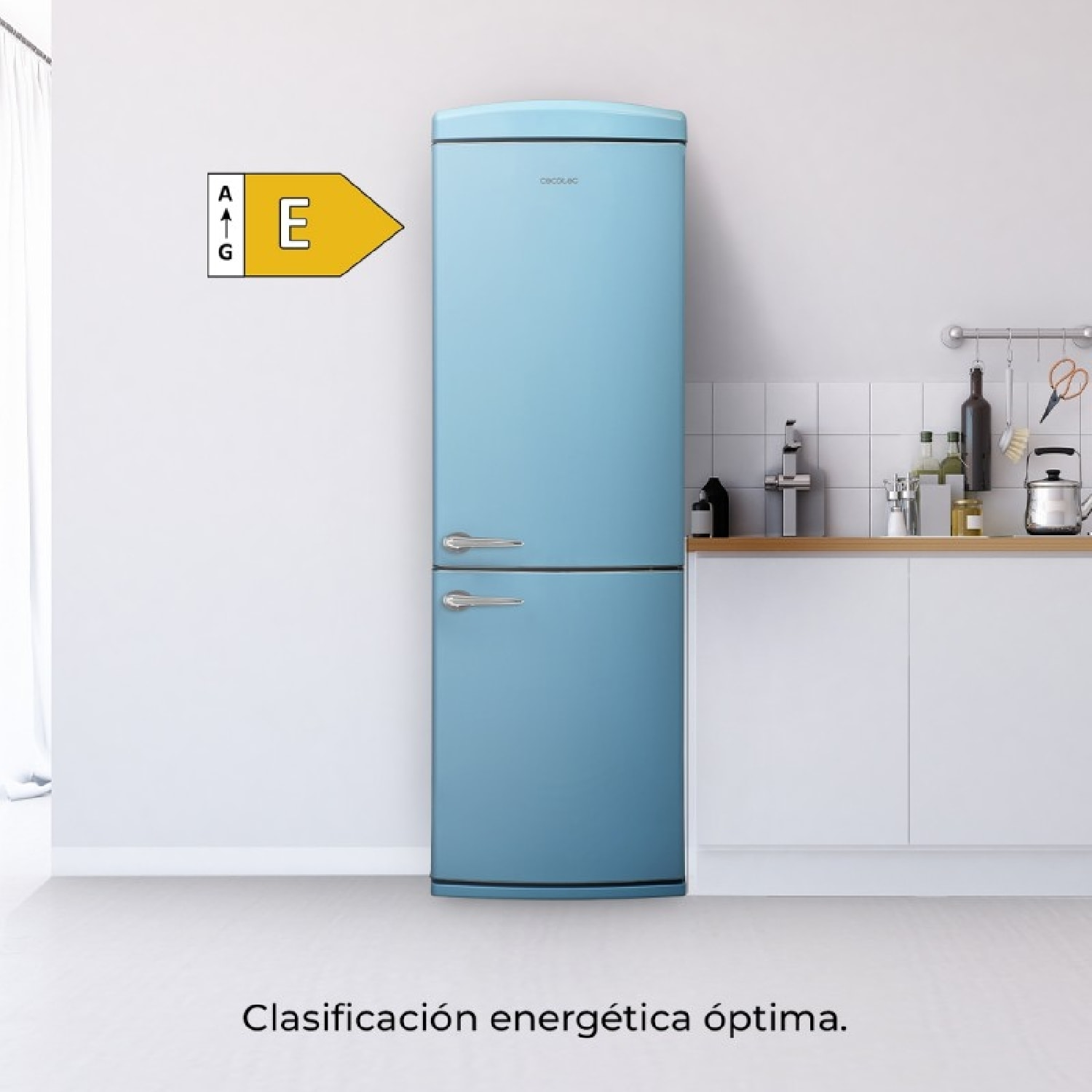 Frigorífico Combi 2 Puertas Retro de 294 L Bolero CoolMarket Combi Origin 294 Bl