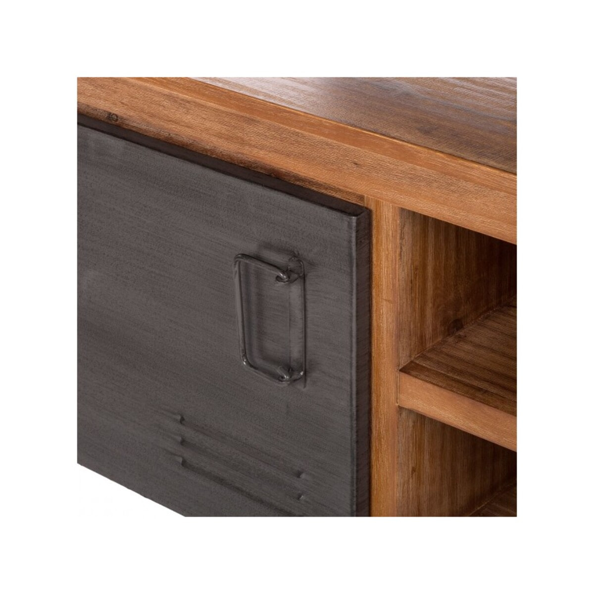 Meuble TV industriel bois et métal - ATELIER