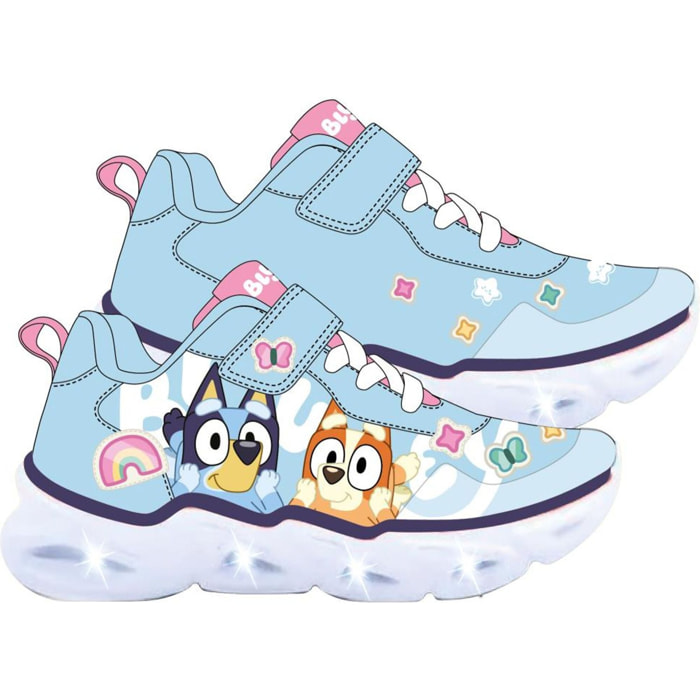 Deportiva Suela Ligera Eva Con Luces Bluey
