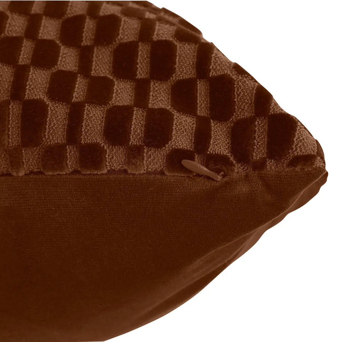 Coussin Selia carré 40x40cm marron