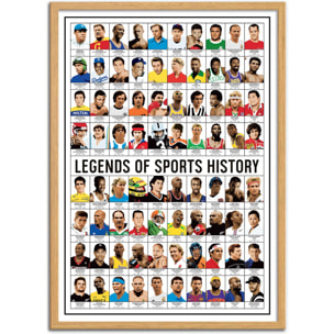 Affiche - Legends of Sports History - Olivier Bourdereau