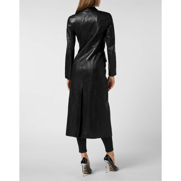 PHILIPP PLEIN Long Coat SIGNATURE