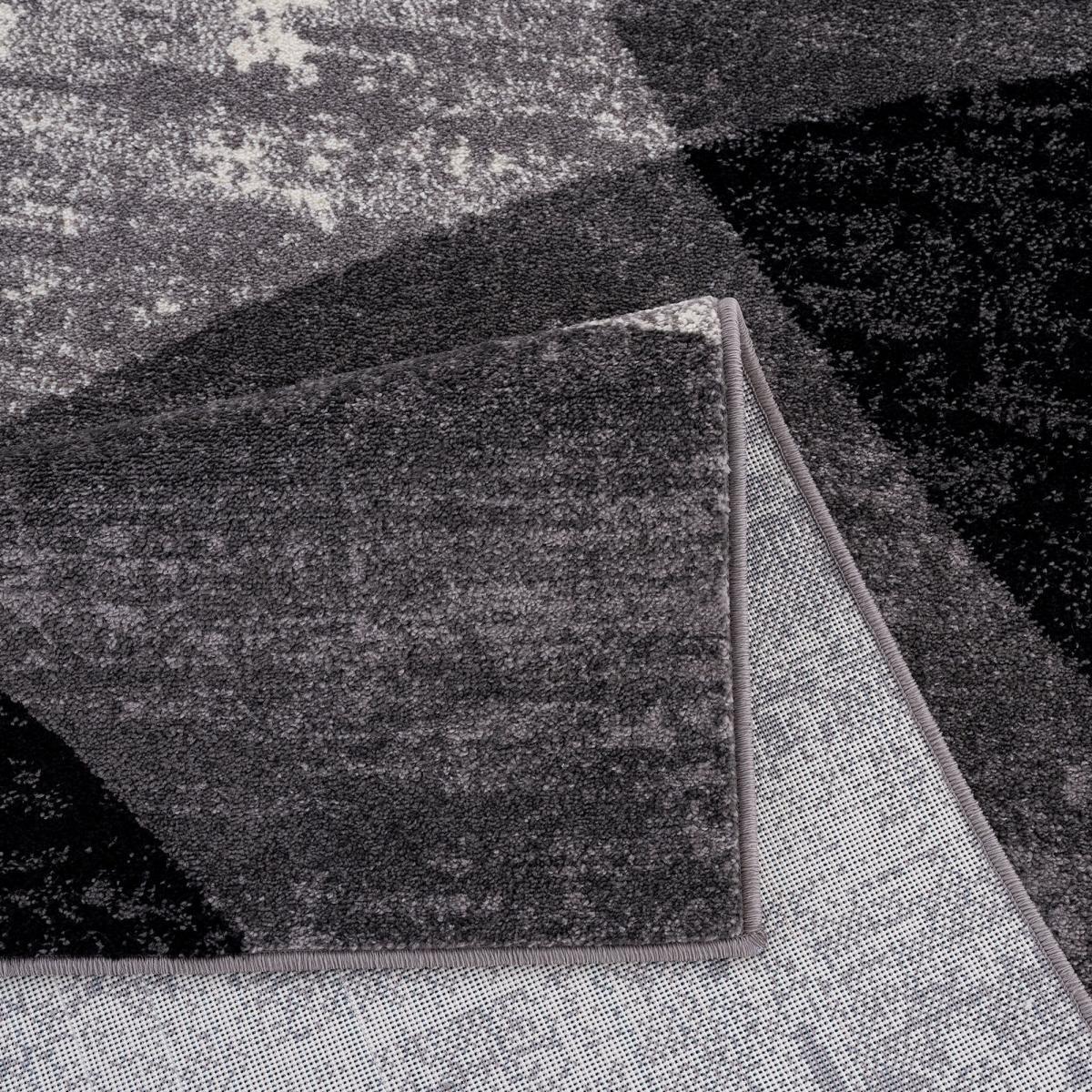 Tapis salon et chambre tissé motif géométrique VITE