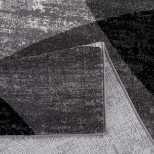 Tapis salon et chambre tissé motif géométrique VITE