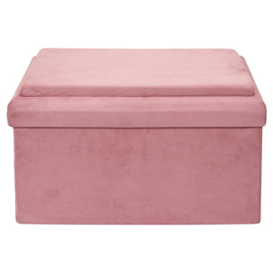 Coffre Banc Pliable Compatible Brique Rose M2