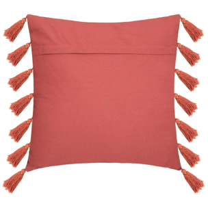 Coussin "Gyspy" en coton terracotta 50x50 cm