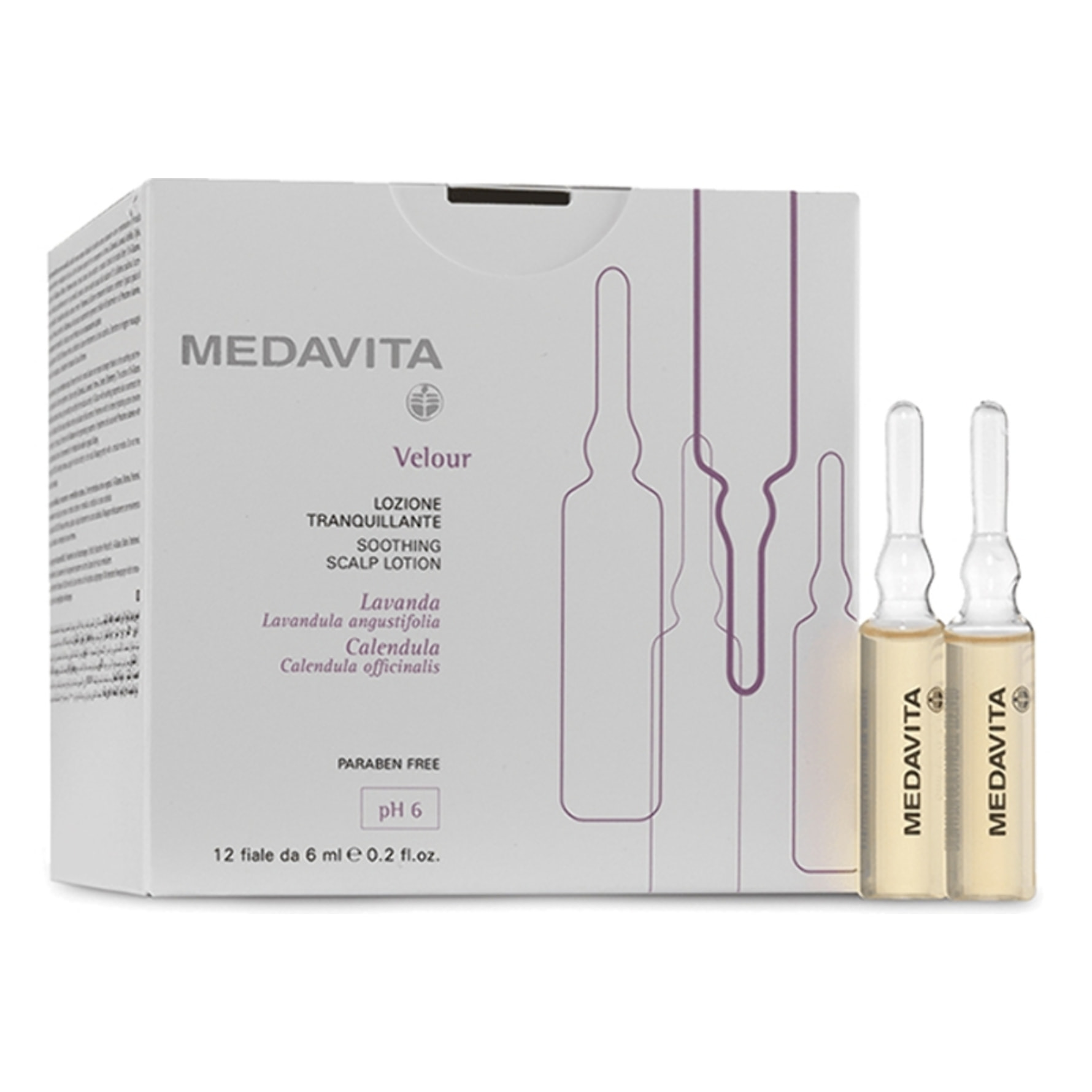 MEDAVITA Velour Lozione Tranquillante Fiale 12x6ml